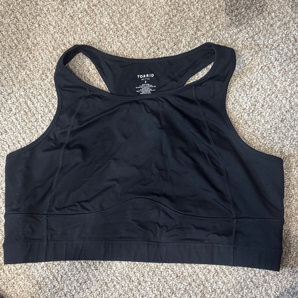 Torrid Black Sports Bra